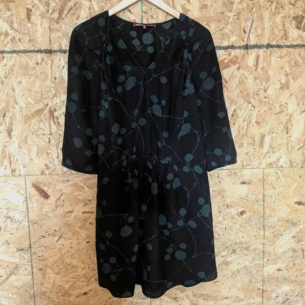 Comptoirs des Cotonniers Black/Green Dress